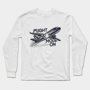 Flight mode On Long Sleeve T-Shirt